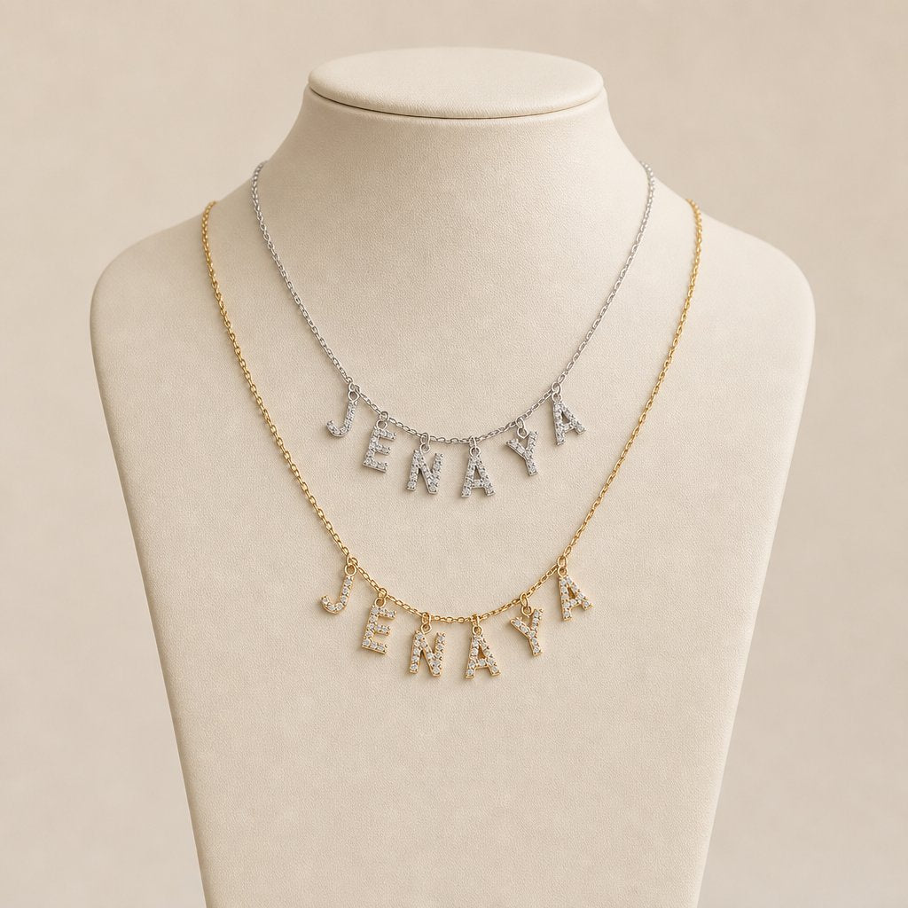 Colliers Jenaya — or et argent